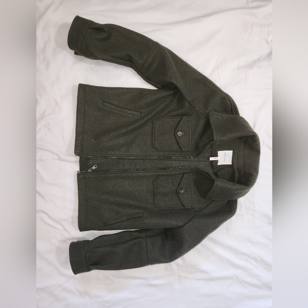 Avec Les Filles Dark Green Outerwear